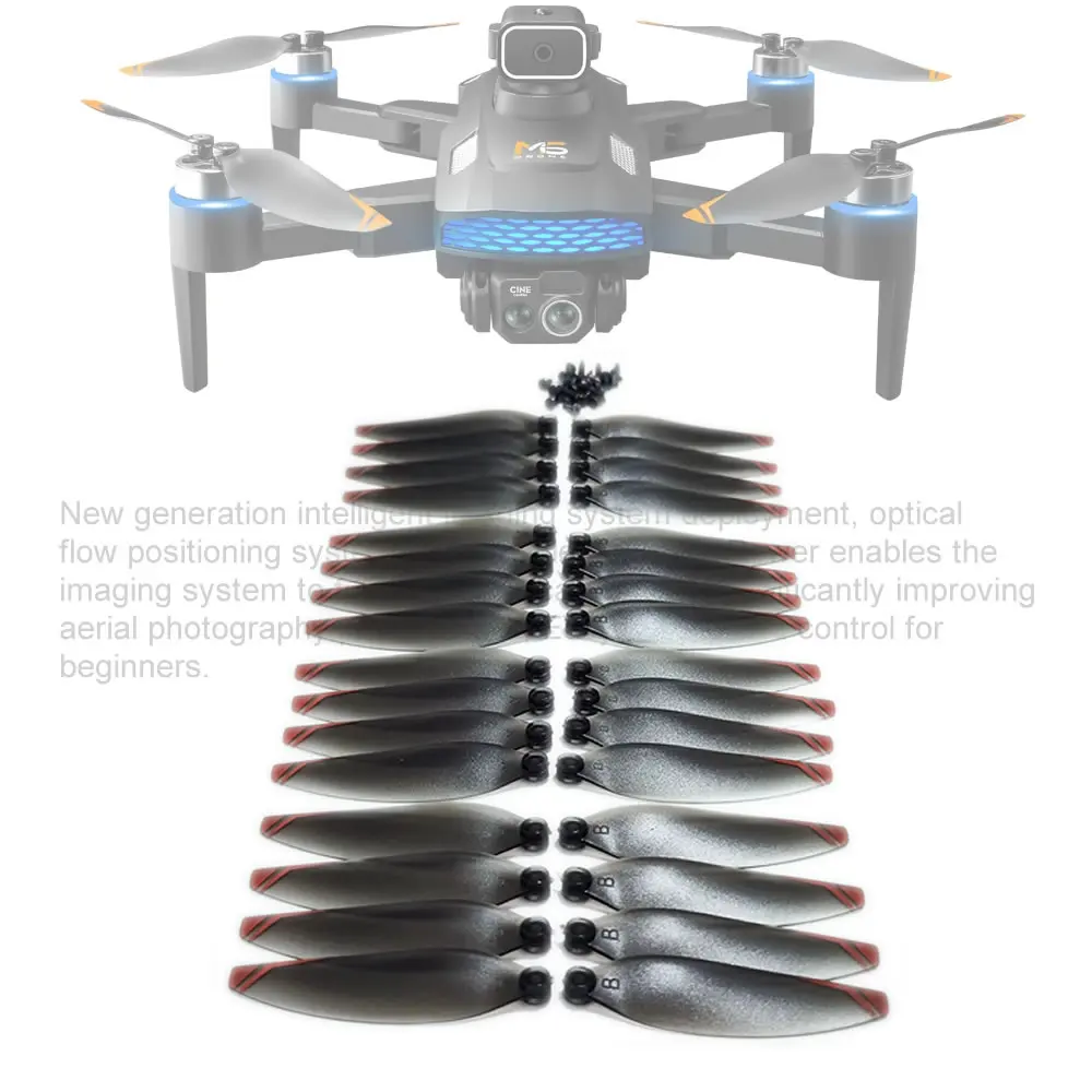 

32PCS M6MAX Obstacle Avoidance Foldable Drone M6PRO Brushless Motor RC Quadcopter Spare Parts M6 Original Blade Propellers Wings