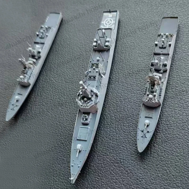 1Set 1/2000 Scale Type 054A Frigate 055 Destroyer Model Ship 3D Printing Miniature Warship Military Toys for DIY Assembly Hobby