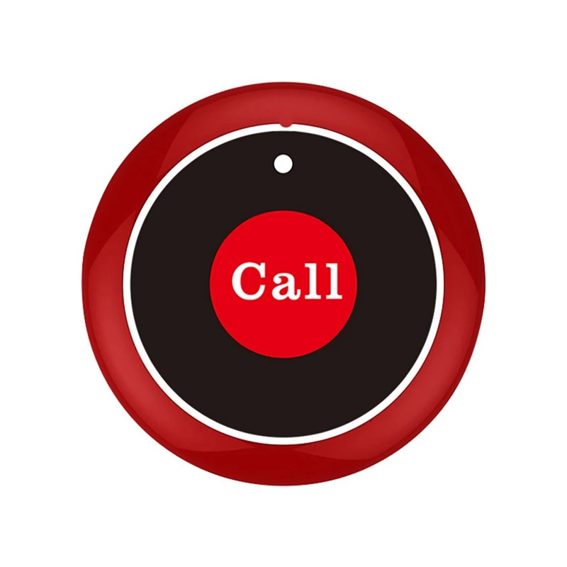 Wireless Restaurant Pager Calling System 10 Call Buttons for Bar, Office, Customer Call Waiter Service Bell Eu Plug-TCES