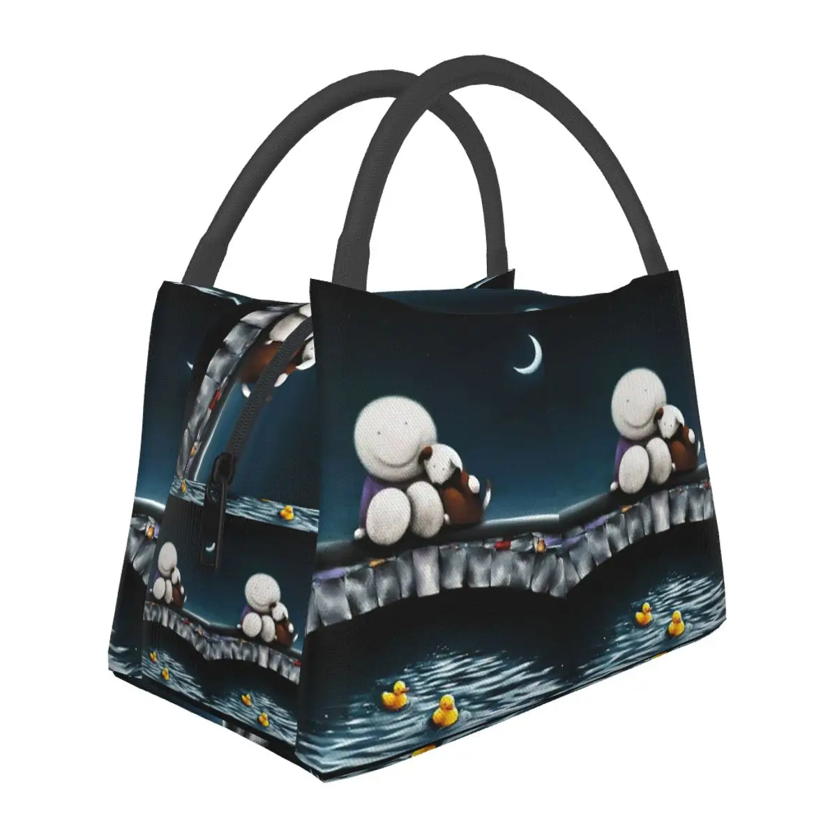 

Doug Hyde Insulated Lunch Bag for School Picnic Storage Food Boxes Portable Container Cooler Thermal Lunch Box Tote