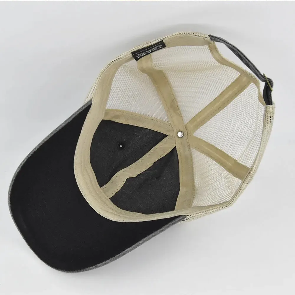 Mode Männer Baseball Kappe Heißer Verkauf Unisex Trucker Hut Multi Farben Plain Baseball Kappe Frauen Männer Gewaschen Baumwolle Kappe – Detail 6