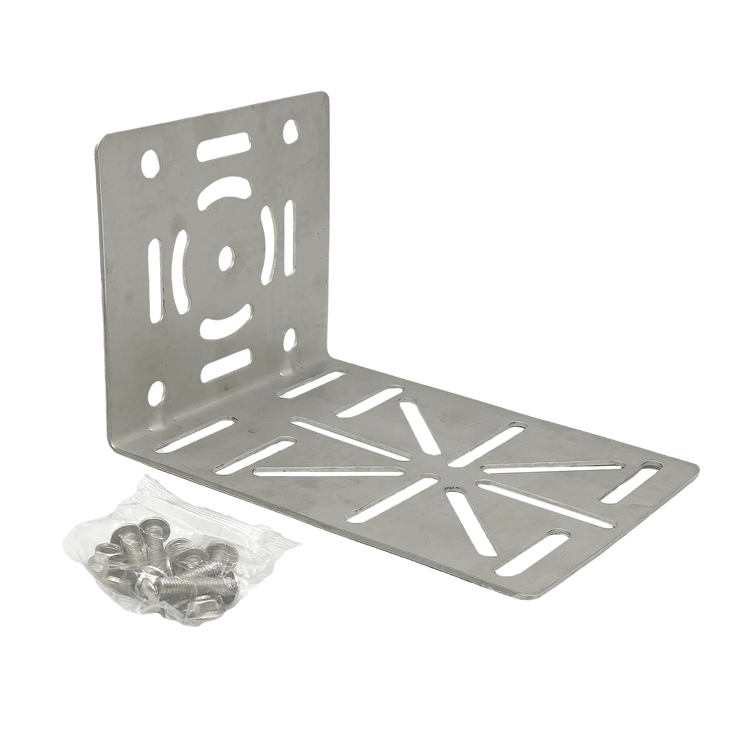 L-Shape Stainless Steel Right Angle Adapter Holder Plate Universal Wall Ceiling Mount Bracket Extension Support for CCTV Camera