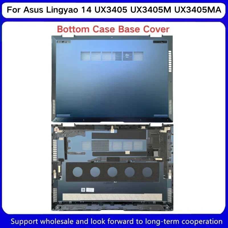 ใหม่สําหรับ Asus Lingyao 14 UX3405 UX3405M UX3405MA C กรณี LCD ปกหลังฝาครอบด้านบน palmrest ด้านล่างฝาครอบฐาน A C D Shell