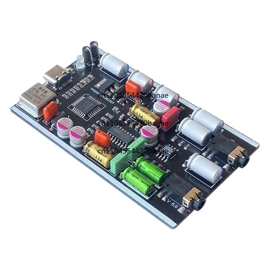 ES9023DAC Computer USB Sound Card Decoder Audiophile Grade Material 823 Amplifier Small Size Mobile Phone OTG