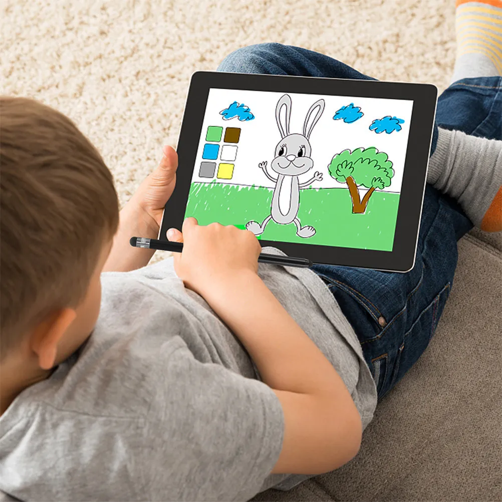 

2pcs Universal Stylus Pen Dual Tip Capacitive Touch Screen Pen For Tablet Mobile Phone Aluminum Alloy Precise Drawing Writing