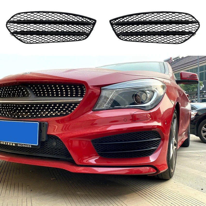 

For Mercedes-Benz CLA Class C117 CLA200 220 CLA45 2013-2015 AMG Grille Wind Blade Exterior Modification