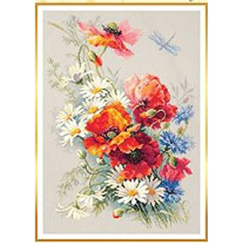 ZZ6025 Cross Stitch Kits Cross-stitch Home Decoration Embroidery Set Handmade Cross Stitch Embroidery Complete Kit With Thread