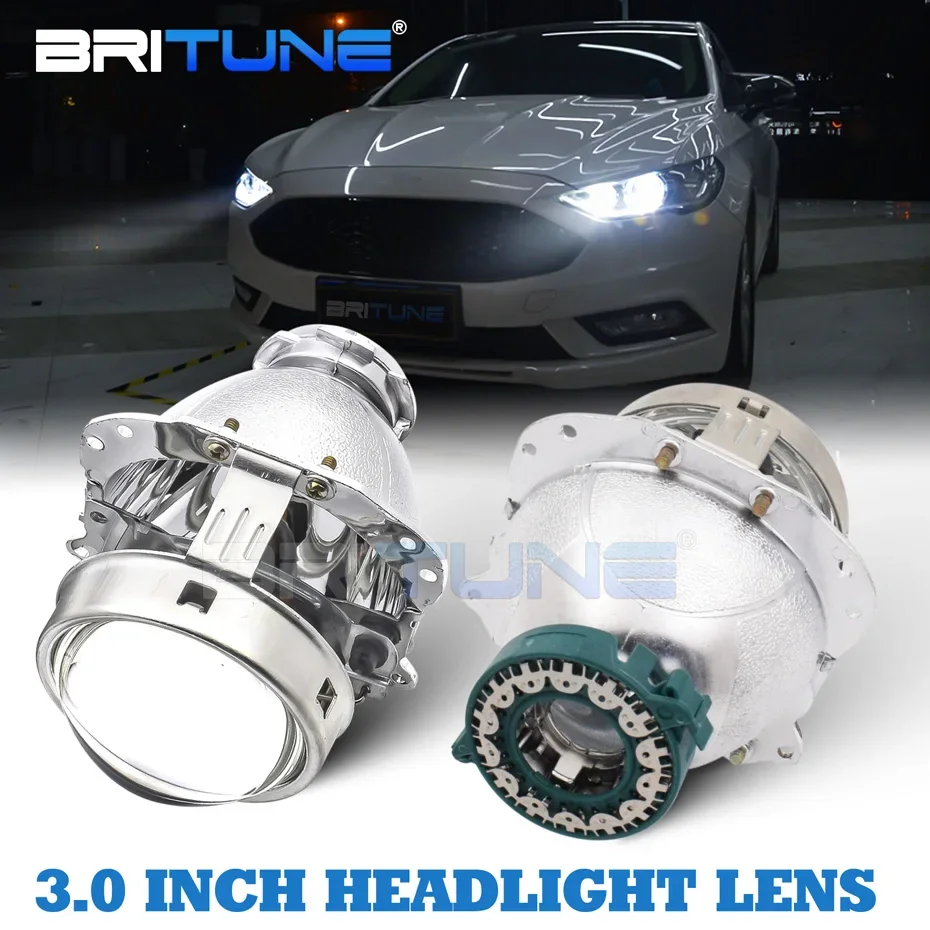 Bi-xenon Lens EVOX-R 2.0 For Hella 4 Headlight Projector for BMW E39 E60 E61/Ford S-Max/A6 S8 A8 W211/B6 Replace Car Accessory