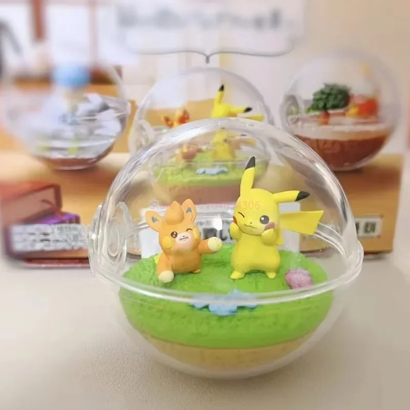 Hot Re-Ment PokéMon Terrarium Collection Ex To The World Of Paldea Series Sprigatito Clodsire Quaxly Pikachu Tatsugiri Fuecoco