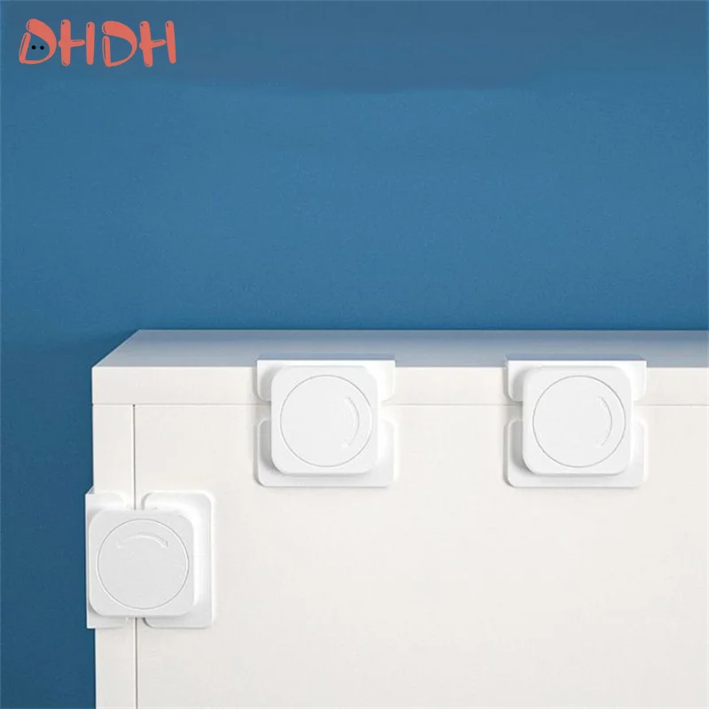 1-10 قطعة قفل أمان الطفل متعدد الوظائف لفرن خزانة الميكروويف درج خزانة الثلاجة أثاث سلامة الأطفال