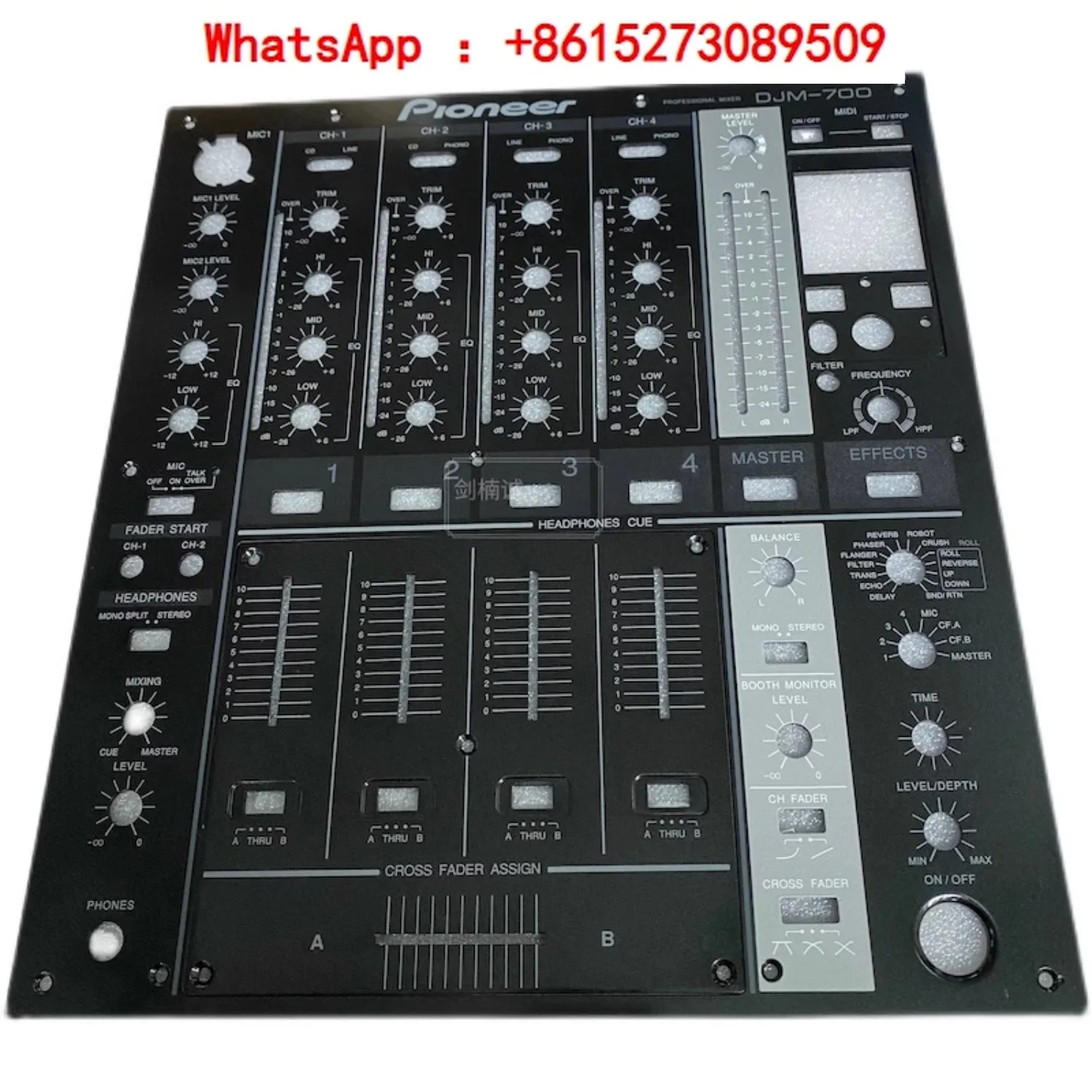 Pionero-panel djm 700 para DJ, mesa mixta, conjunto completo, empuje placa, hierro, placa media