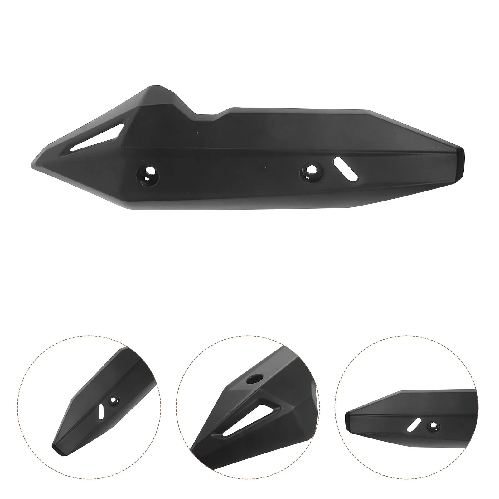 

Motorcycle Exhaust Heat Shield Black Muffler Tailpipe Guard Protector Compatible Durable Southeast Asia Models Exhaust