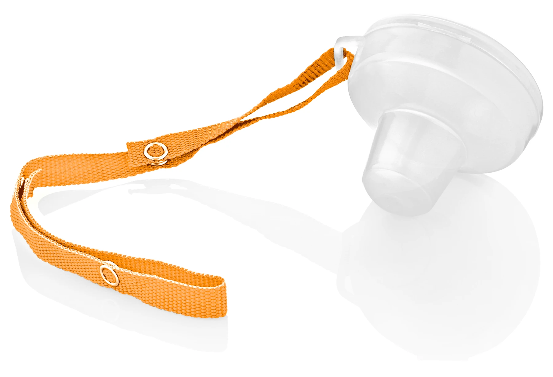 Orange Color Pacifier Storage Container