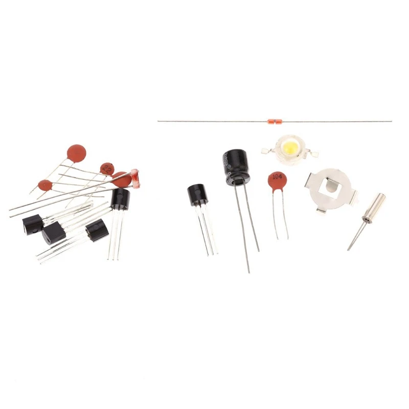 Abgr-compact digital led de 4 dígitos falando relógio kit diy controle de luz temperatura data hora vitrine transparente (verde)