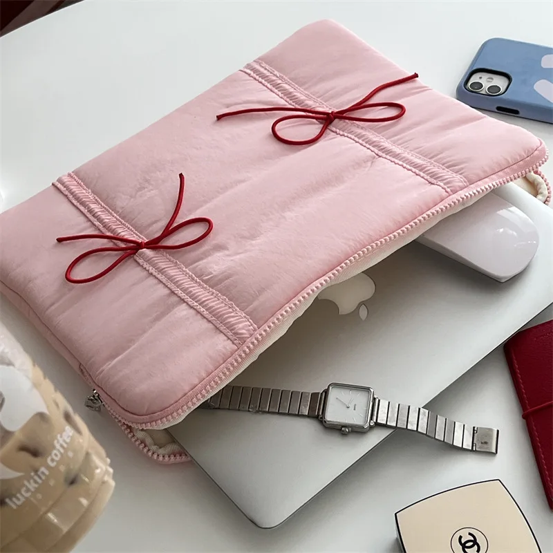 

11/13/15.6inch Laptops Ipad Bag Ballet Style Tablet Liner Bag Portable Ipad Protective Sleeve Korean Macbook IPad Cover