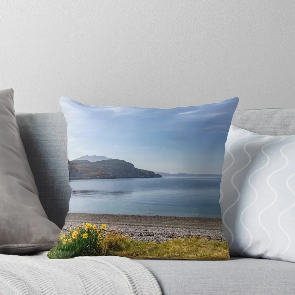 Ardmair Point and Loch Broom Throw Pillow Room decorating items Luxury Cushion Cover Pillowcases For Pillows pillow