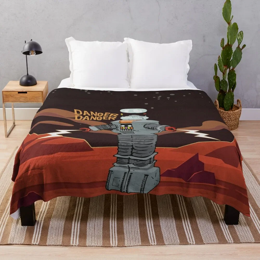 

B9 Robot - Lost In Space Throw Blanket Ultra Soft Flannel Fleece Blanket for All Seasons