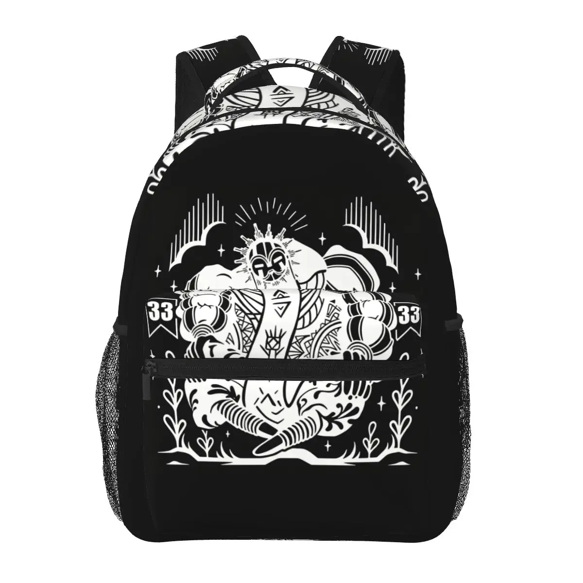 Clair Obscur Expedition 33 Vintage Backpacks Boys Girls Bookbag Students School Bag Cartoon Rucksack Shoulder Bag Large Capacity