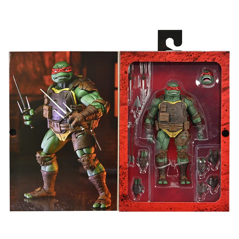 NECA 54317 Teenage Mutant Ninja Turtle The Last Ronin Ultimate Raphael Foot Soldiers Karai Action Figure 7-Inch PVC Model Toys