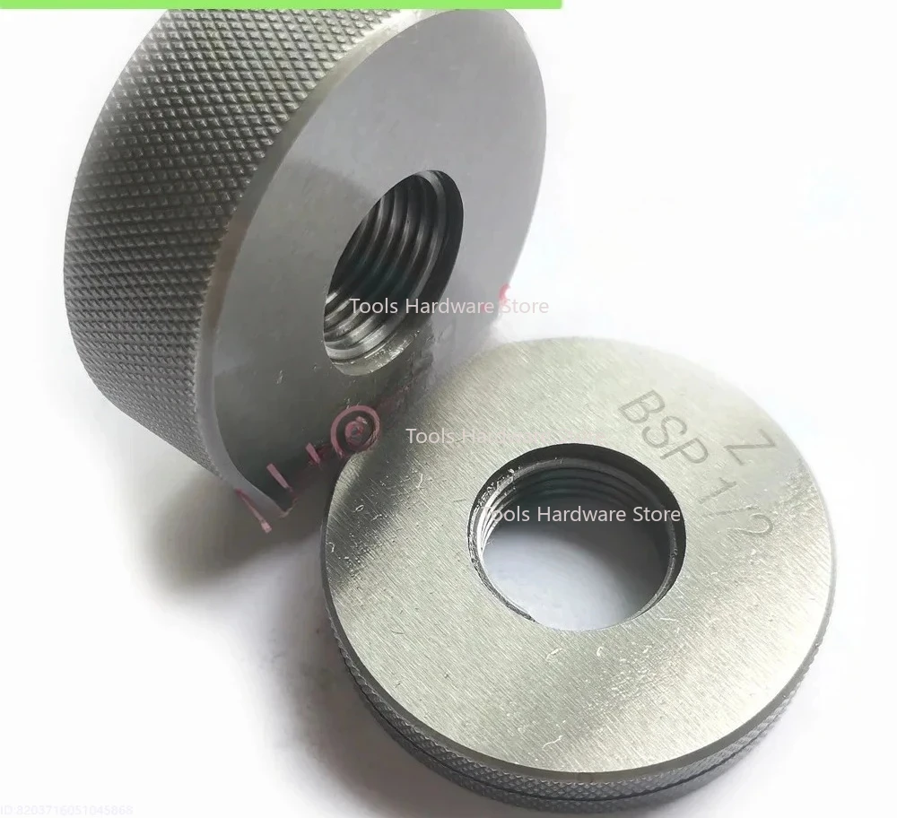 Set di calibri per anelli filettati per tubi BSP BSP1/8 BSP1/4 Bsp1/2 Bsp3/4 bsp3/8 Calibri filettati per viti esterne strumenti di misurazione BSP1 1/4 bsp1 "1/2 bsp2