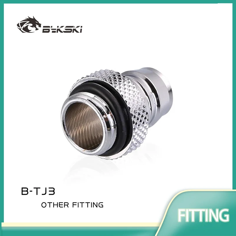

Bykski Fill Liquid Fitting Use for 9.5*12.7mm / 10*16mm Soft Tube G1/4'' Computer Accessories 3/8 Hand Tighten Joint B-TJ3