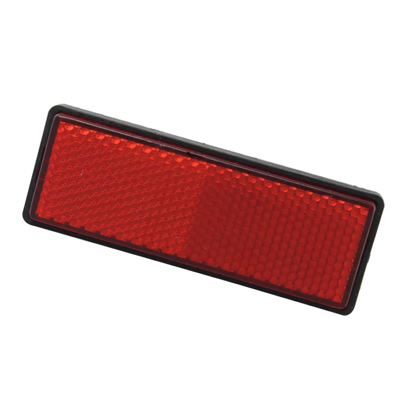 대부분의 오토바이 용 범용 ATV 자전거 먼지 자전거 등 반사판 스쿠터 쿼드 직사각형 반사판 경고 반사판