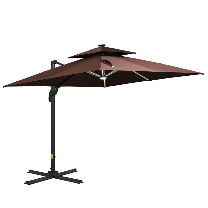 

Outdoor, shading, garden umbrella, garden, villa, LED solar with light
