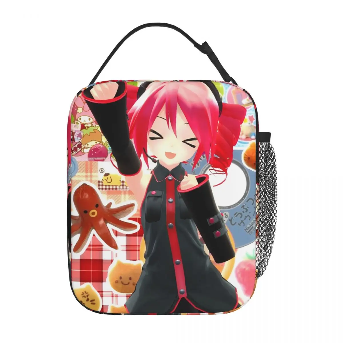 

Kasane Teto Insulated Lunch Bag Cooler Bag Meal Container Leakproof Tote Lunch Box Bento Pouch College Travel