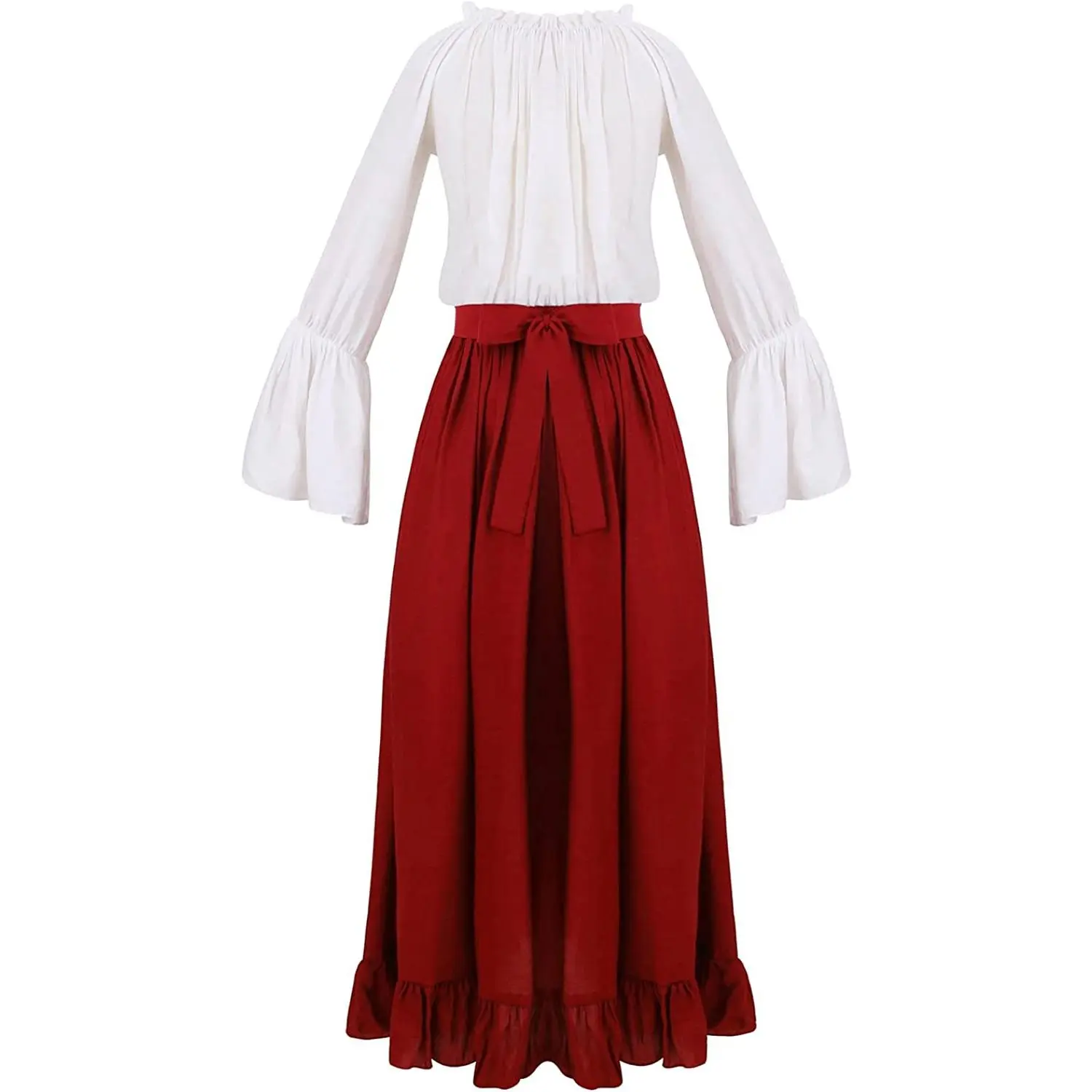 Renaissance-Zeit Damen Dr. Halloween Vintage mittelalterlicher Cosplay-Rock Frühling 2023, Faion, ethnisches Bühnenkostüm