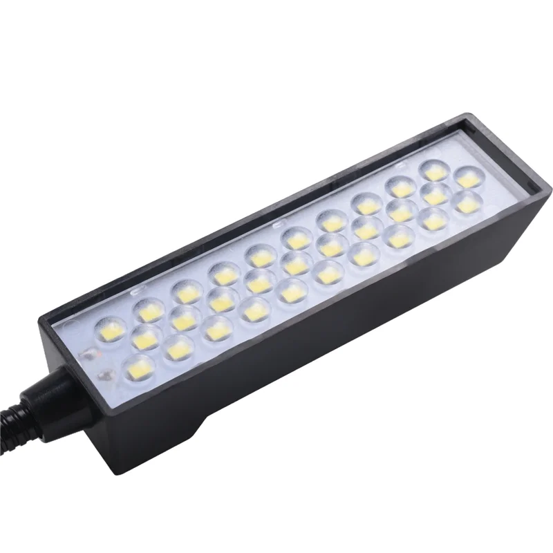 2X Dimmerabile 30 LED Luce per macchina da cucire Illuminazione per cucire per banco da lavoro Tornio Trapano a colonna Braccio flessibile Lampada da lavoro US Plug-AT64