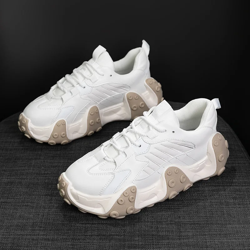 New Fashion Ladies Casual Shoes Platform Shoes Ladies Dad Sneakers Ladies White Sneakers Comfortable Height-increasing Shoes New