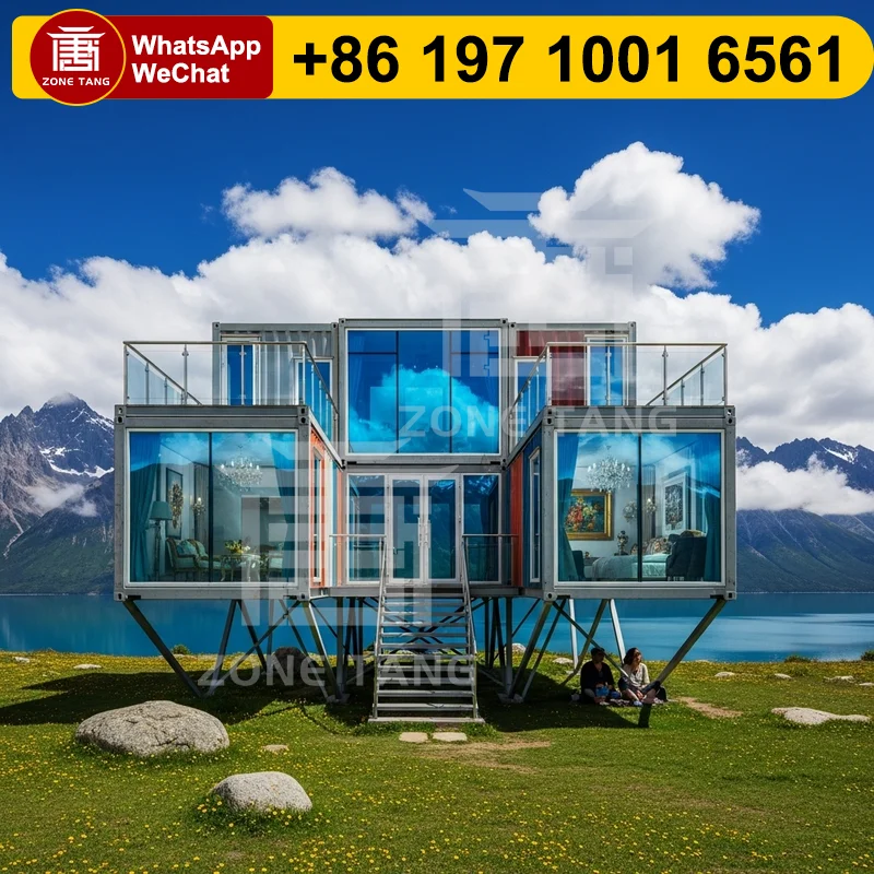 

Tiny House ISO CE Certificate Library Small House Mobility Readymade Homes Anti Rust Modern Flat Pack House Modular Expansion