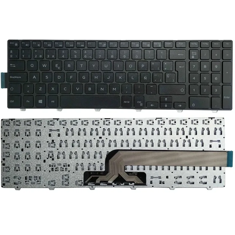 Teclado Español para Portátil Dell Inspiron 15 3000 5000 3541 3542 3543 5542 3550 5545 5547 3551 3552 3559 3565 3567 3551 3558