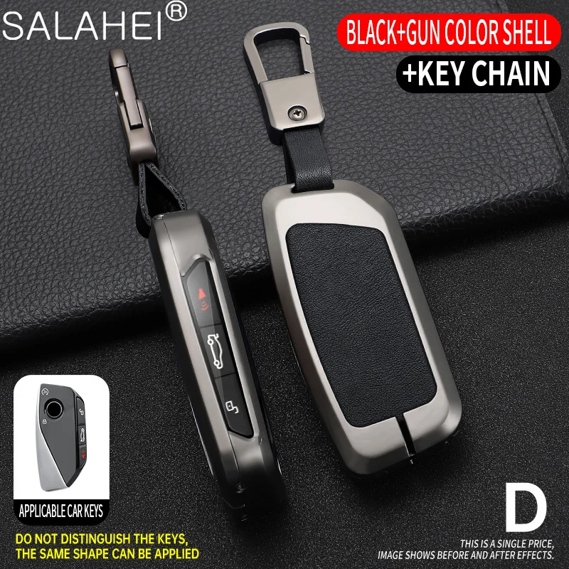 

Alloy Holder Key Cover Accsesories Car Key case Keychain For BMW i7 X7 G07 LCI iX I20 X1 U11 7 Series G70 G09 XM U06 G81 M3 2023