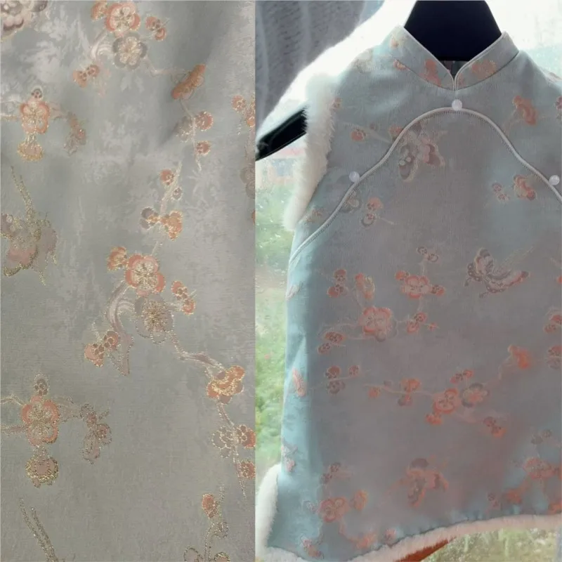 

Small imitation brocade clothing fabric traditional Chinese style jacquard skirt Hanfu cheongsam women's