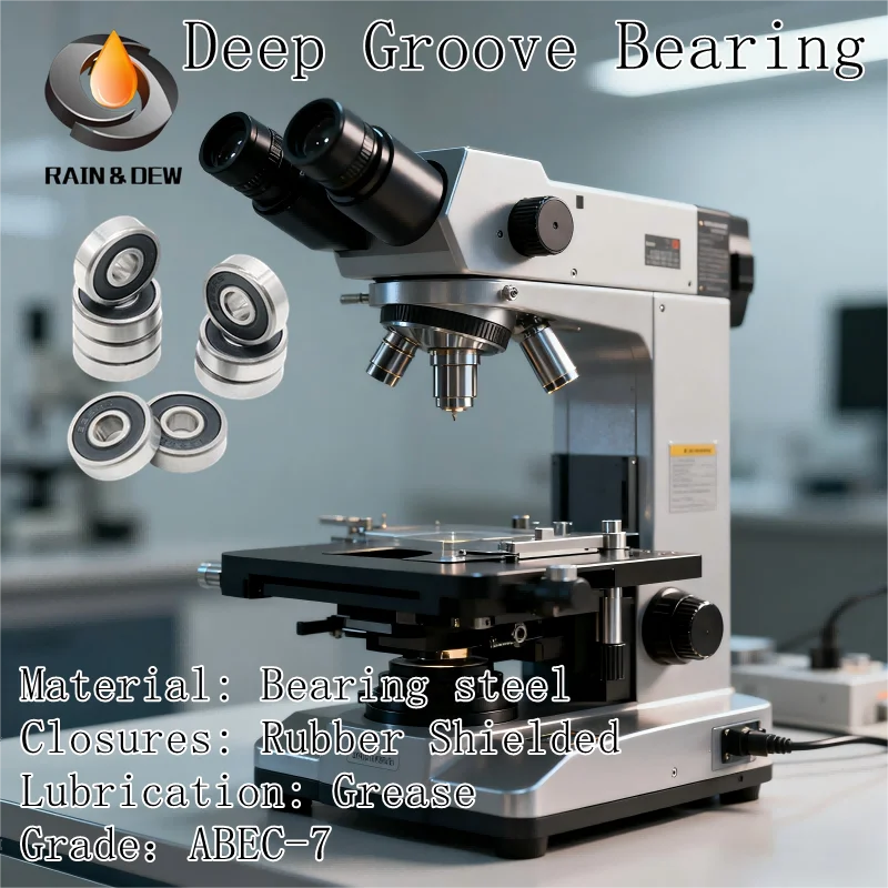1PCS Rubber Sealed Deep Groove Ball Bearings 3mm 4mm 5mm 6mm 7mm 8mm 9mm 10mm 12mm 15mm 17mm 20mm 25mm 30mm 35mm 40mm 45mm 2RS