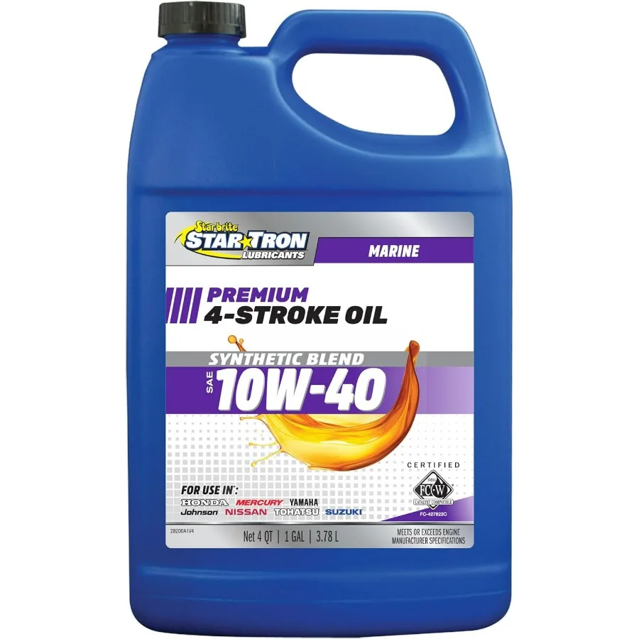 

Star Tron Premium Synthetic Blend 4 Stroke Oil 10W 40-1 GAL (028200)