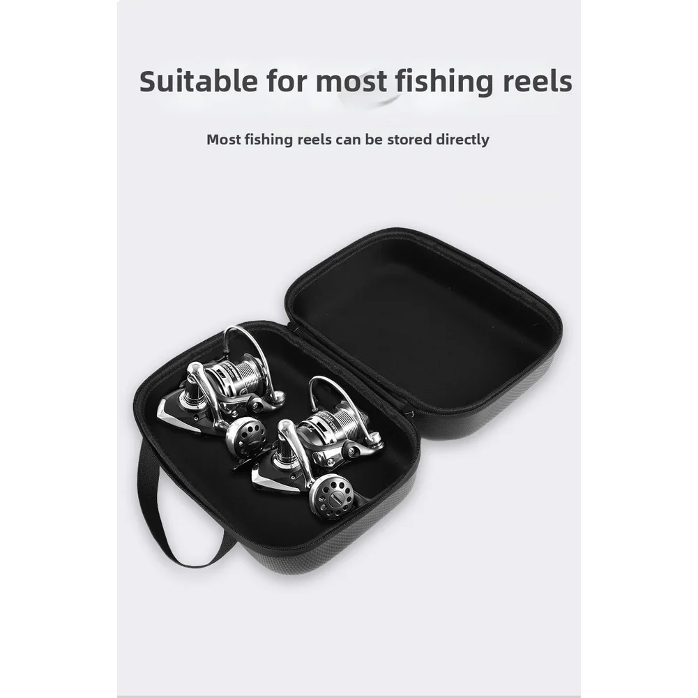 

Sturdy EVA Hard Shell Reel Bag Designed for Fishing Reel Protection During Travel Camping and Outdoor Storage Activities