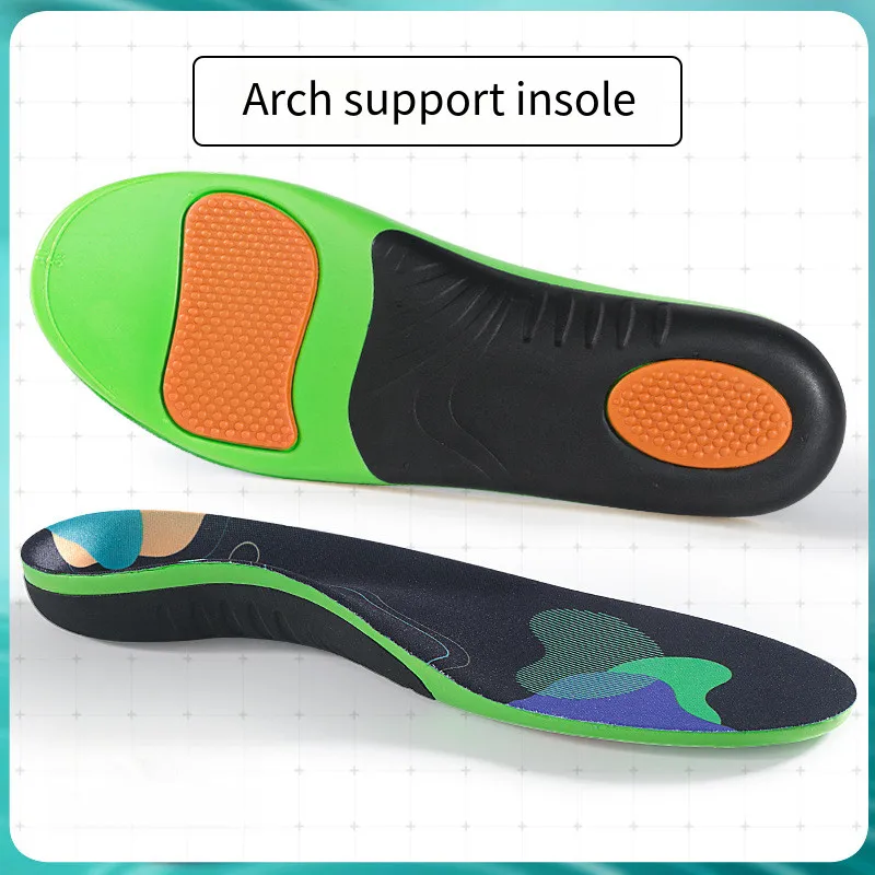 

1Pair Arch Support Orthopedic Insole for Feet Plantar Fasciitis Sports Shoes Insoles Flat Foot Pads Shock Absorption Shoe Sole