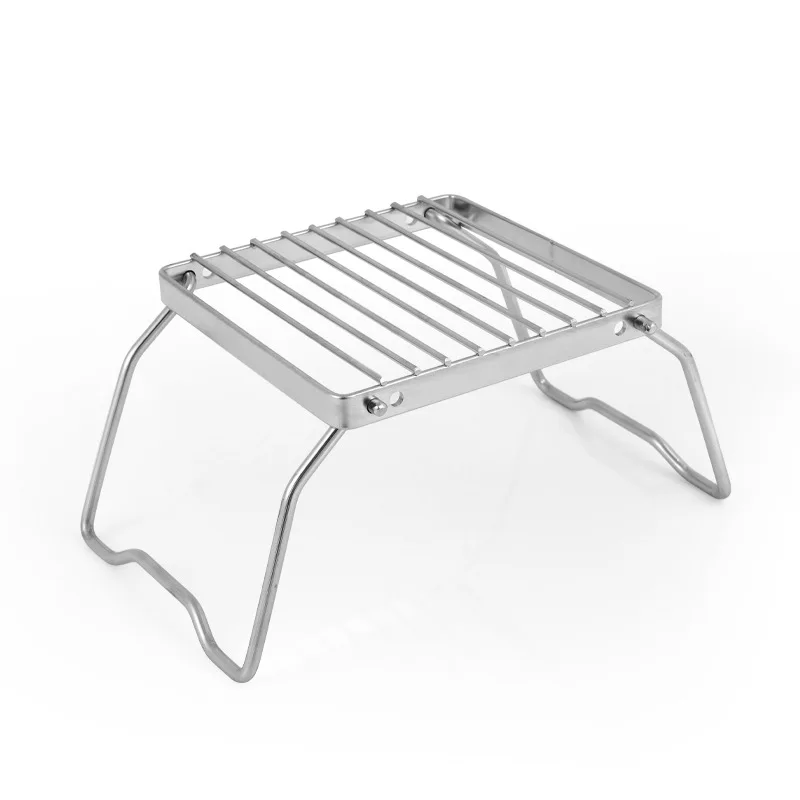 240010 Camping Barbecue Rack Stainless Steel Folding Bracket Workout Cases Hoverboard