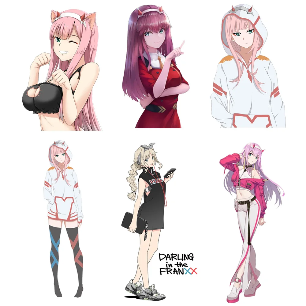 

Наклейки с изображением сексуальной девушки ZERO Two, наклейка с изображением любимой во Франции 02, декоративные наклейки из ПВХ для мотоцикла и внедорожника