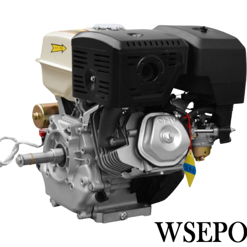 Doskonała jakość! WSE-188F poziome 13HP 389CC chłodnym powietrzem, 4 suwowy silnik gazowy wykorzystywane do Gokart pompa wody Generator maszyna do