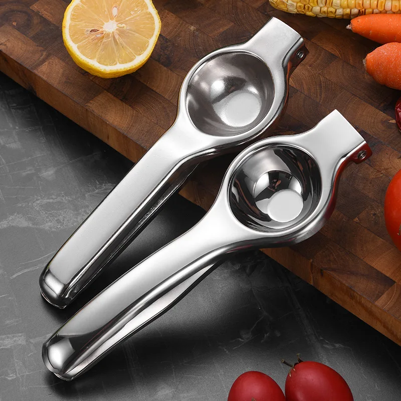 Stainless Steel Manual Juicer Processor Lemon Squeezer Orange Fruit Household Lemon Clip Fruit  Pressing Kitchen Accessories