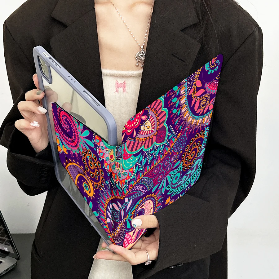 

Case for Samsung pad,Foldable Tablet Case Compatible with Samsung For Galaxy Tab S7/S8/S9