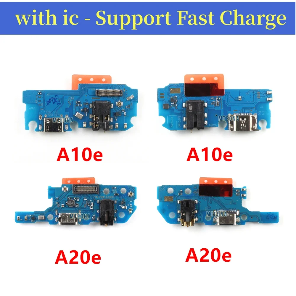 

USB Charger Charging Port Dock Connector Microphone Board Flex Cable For Samsung Galaxy A10e A102F SM-A102F A20e A202F SM-A202F
