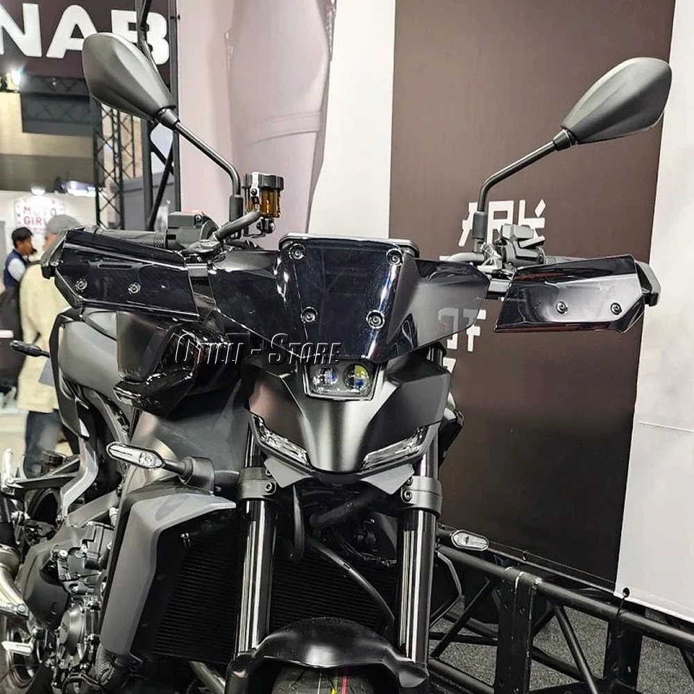 Pelindung pegangan tangan setang akrilik baru untuk YAMAHA MT09 MT 09 MT-09 SP 2024 Pelindung tangan sepeda motor mt09