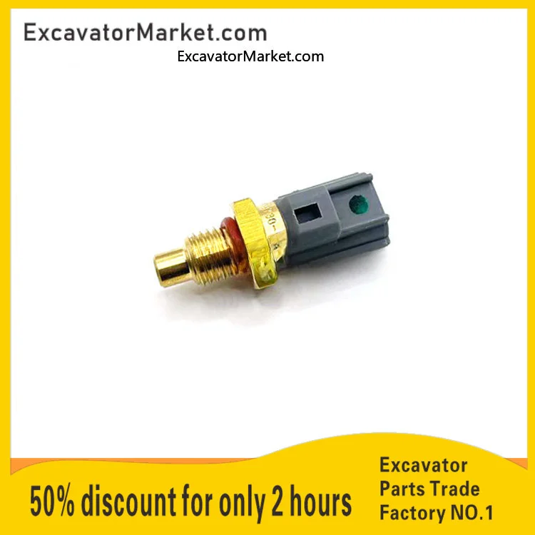 

For CASE CX SUMITOMO SH HITACHI ZX ZAX 200 210-5 KOBELCO SK 200-8 High Pressure Oil Pump Temperature Sensor Plug Excavator Spare