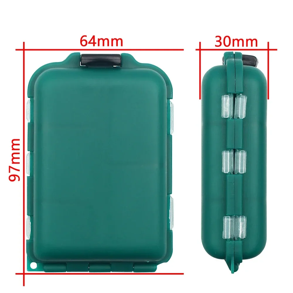 1 stücke Wasserdichte Angelgerät Box 10 Fächer Köder Köder Haken Box Angeln Zubehör Kunststoff Fall