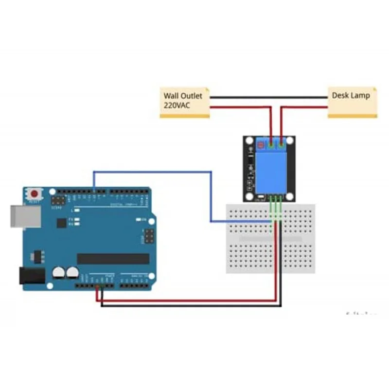 Panel Relay untuk PIC AVR DSP ARM, 1 Channel, 5V, 10 Pcs, KY-019, UNTUK Arduino Relay