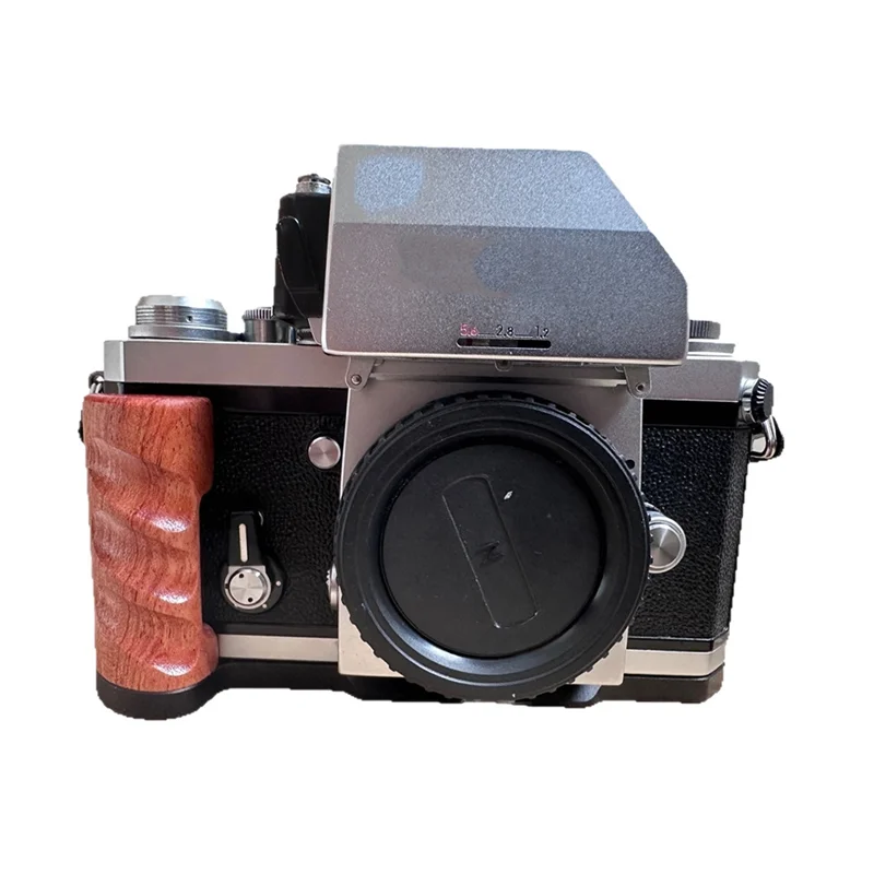 

【B89E】F2 Быстросъемная пластина, деревянная рукоятка для камеры Nikon F2, L-образный кронштейн с вертикальным креплением для съемки, аксессуары для камеры